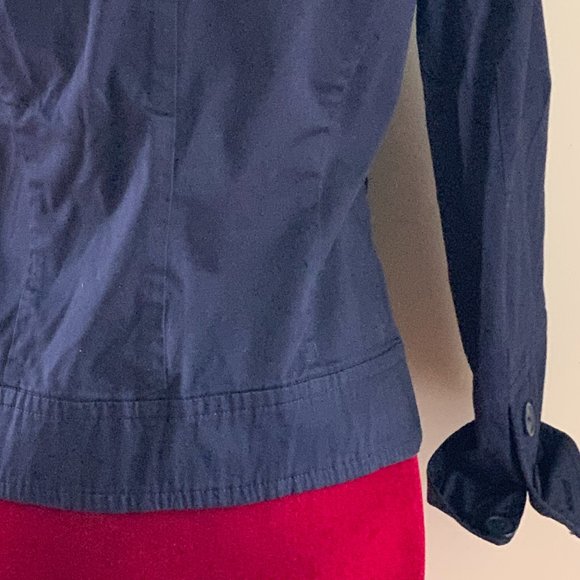 ⭐️HOST PICK⭐️ Talbots Petite Stretch Navy Jacket - Picture 15 of 15